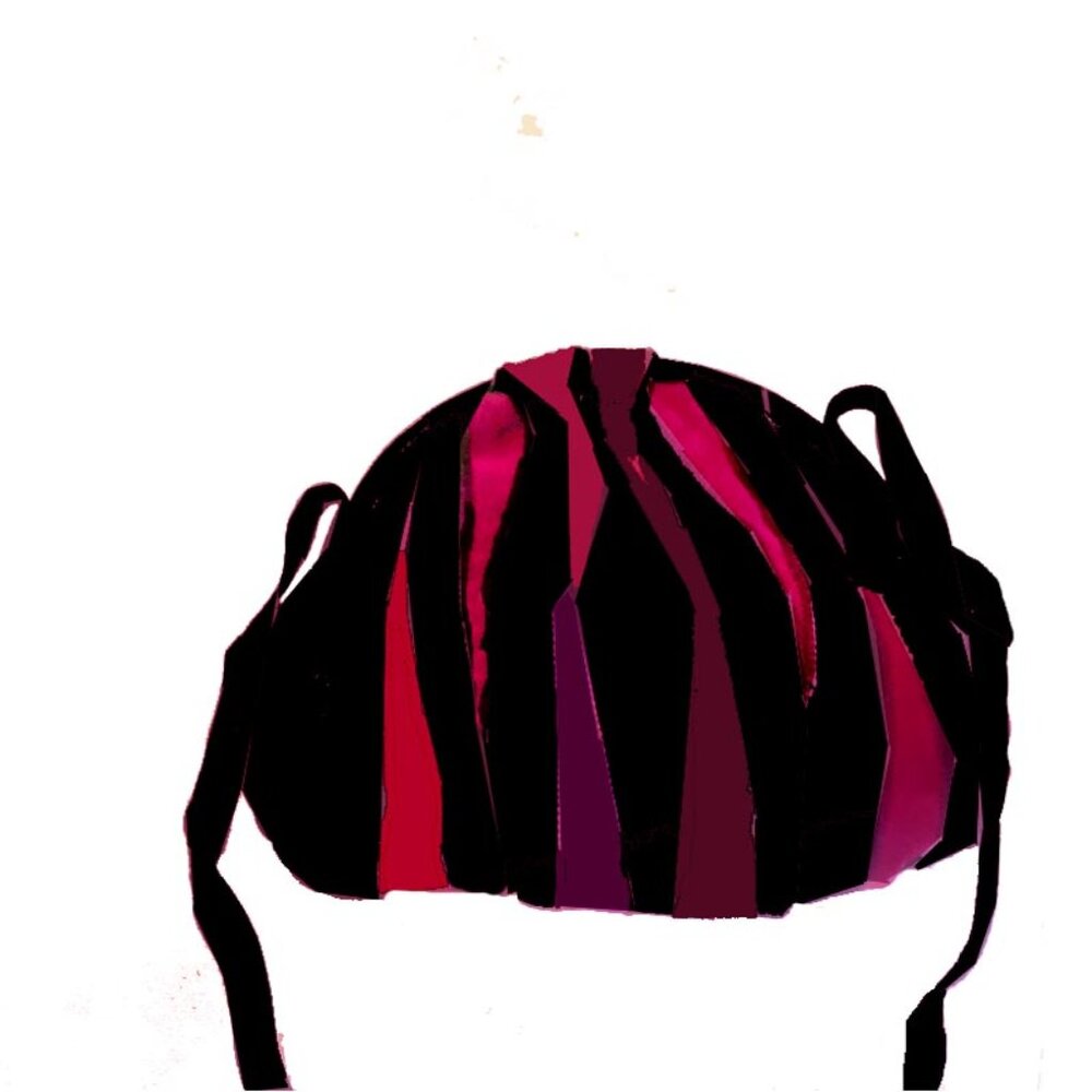 Suede Black Shoulder Bag With Color Suede Insets